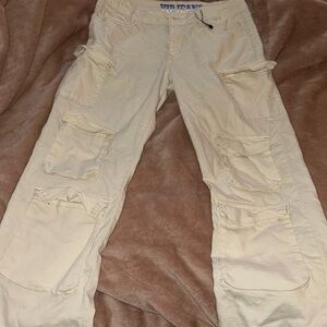 VIP JEANS/white cargo pants